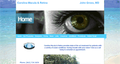 Desktop Screenshot of carolinamacular.com